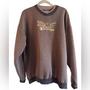 🔥🔥🔥Vintage Harley Davidson Winter Dealer Show New Orleans Year 2000 Sweater.